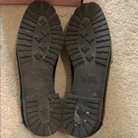 Coach Peyton Olive Green Penny Loafers. EUC 8.5 - Picture 8 of 9